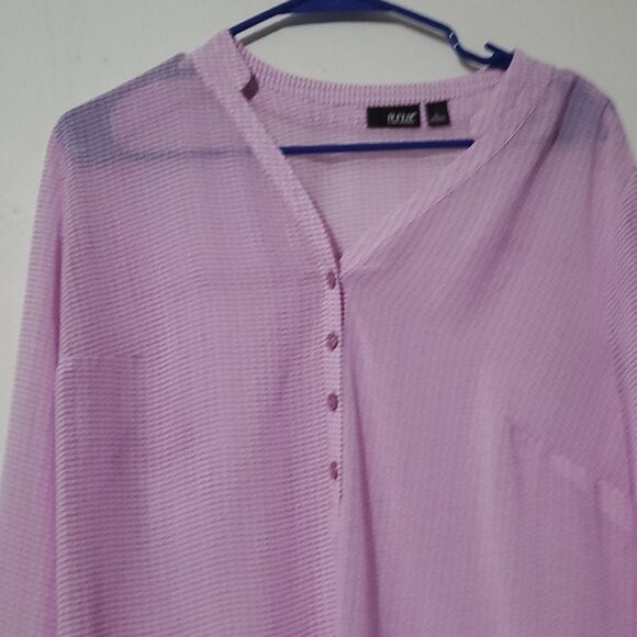 ANA WOMAN SHEER TOP L - Picture 3 of 6